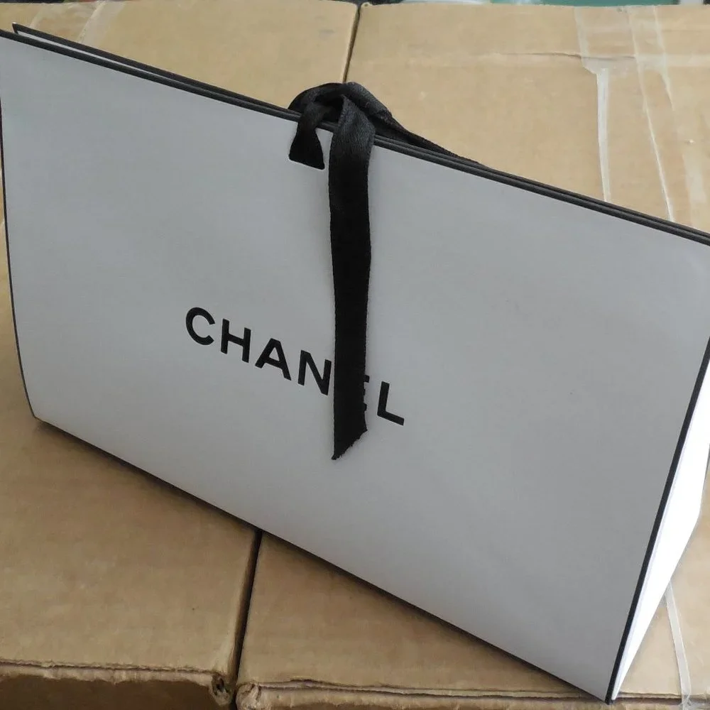 CHANEL Triangle Gift Box Empty 8.75x5.5x3" - Picture 2 of 12